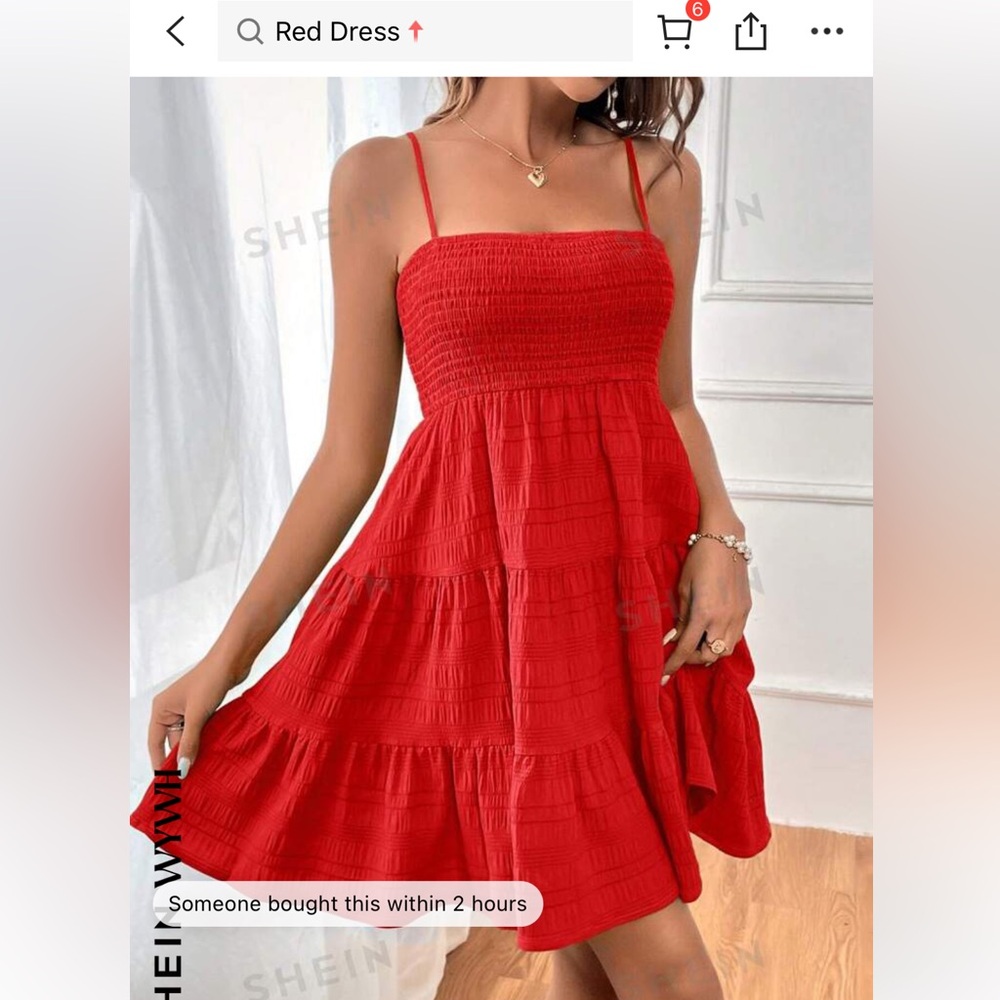 Brand new never worn!!! Red summer dress